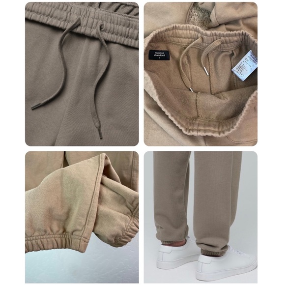 Musinsa Standard Men's Tan Cotton Athleisure Jogger Sweatpants Size Small - Picture 10 of 15